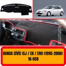 A3D Torpido Koruma Honda Civic 1995-2000 Ön Göğüs / Panel /  Torpido Koruması - Kılıfı - Halısı