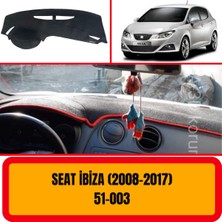 A3D Torpido Koruma Seat Ibiza 2008-2017 Ön Göğüs / Panel /  Torpido Koruması - Kılıfı - Halısı