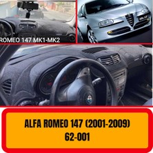 A3D Torpido Koruma Alfa Romeo 147 Mk1 - Mk2 2001-2009 Ön Göğüs / Panel /  Torpido Koruması - Kılıfı - Halısı