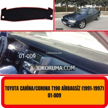 A3D Torpido Koruma Toyota Carina /corona T190 Airbagsiz Ön Göğüs / Panel /  Torpido Koruması - Kılıfı - Halısı
