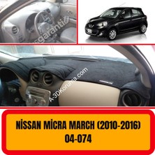 A3D Torpido Koruma Nissan Micra 2010-2016 Torpido Koruma - Torpido Koruyucu - Kılıfı - Halısı - Örtüsü - Yedek parça - Otoaksesuar - Ön Gögüs - Panel