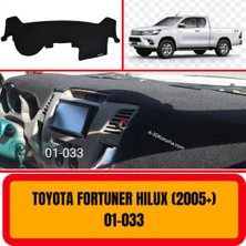 A3D Torpido Koruma Toyota Fortuner AN50-60 2005+ Ön Göğüs / Panel /  Torpido Koruması - Kılıfı - Halısı