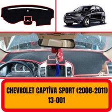 A3D Torpido Koruma Chevrolet Captiva Sport 2008-2011 Ön Göğüs / Panel /  Torpido Koruması - Kılıfı - Halısı