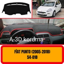 A3D Torpido Koruma Fiat Punto 2005-2018 Ön Göğüs / Panel /  Torpido Koruması - Kılıfı - Halısı