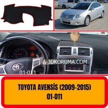 A3D Torpido Koruma Toyota Avensis T270 2009-2015 Ön Göğüs / Panel /  Torpido Koruması - Kılıfı - Halısı