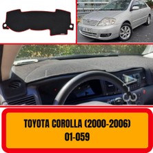 A3D Torpido Koruma Toyota Corolla E120 E130 2000-2006 Ön Göğüs / Panel /  Torpido Koruması - Kılıfı - Halısı