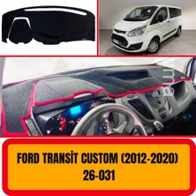 A3D Torpido Koruma Ford Transit Custom 2012-2020 Ön Göğüs / Panel /  Torpido Koruması - Kılıfı - Halısı