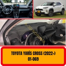 A3D Torpido Koruma Toyota Yaris Cross 2022 + Ön Göğüs / Panel /  Torpido Koruması - Kılıfı - Halısı