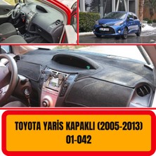 A3D Torpido Koruma Toyota Yaris 2005 - 2013 XP90 Ön Göğüs / Panel /  Torpido Koruması - Kılıfı - Halısı