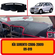 A3D Torpido Koruma Kia Sorento 2006-2009 Ön Göğüs / Panel /  Torpido Koruması - Kılıfı - Halısı