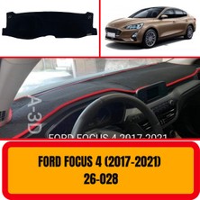 A3D Torpido Koruma Ford Focus 4 2017-2021 Ön Göğüs / Panel /  Torpido Koruması - Kılıfı - Halısı