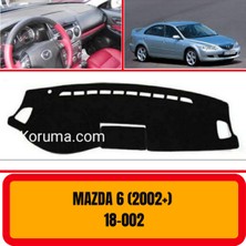 A3D Torpido Koruma Mazda 6 2002+ Ön Göğüs / Panel /  Torpido Koruması - Kılıfı - Halısı