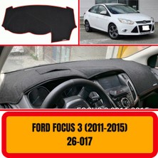 A3D Torpido Koruma Ford Focus 3 2011-2015 Ön Göğüs / Panel /  Torpido Koruması - Kılıfı - Halısı