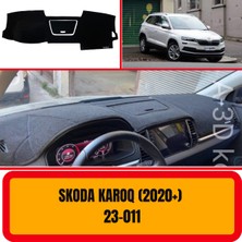 A3D Torpido Koruma Skoda Karoq 2020+ Ön Göğüs / Panel /  Torpido Koruması - Kılıfı - Halısı