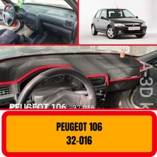 A3D Torpido Koruma Peugeot 106 Ön Göğüs / Panel /  Torpido Koruması - Kılıfı - Halısı