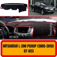 A3D Torpido Koruma Mitsubishi L 200 Pickup 2005-2015 Ön Göğüs / Panel /  Torpido Koruması - Kılıfı - Halısı