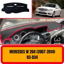 A3D Torpido Koruma Mercedes -Benz W204 Ön Göğüs / Panel /  Torpido Koruması - Kılıfı - Halısı- a3d -3d