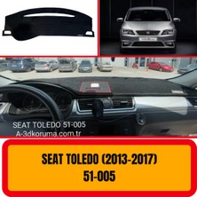 A3D Torpido Koruma Seat Toledo 2013-2017 Ön Göğüs / Panel /  Torpido Koruması - Kılıfı - Halısı
