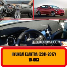A3D Torpido Koruma Hyundai Elantra 2011-2017 Ön Göğüs / Panel /  Torpido Koruması - Kılıfı - Halısı
