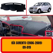 A3D Torpido Koruma Kia Sorento 2006-2009 Torpido Koruma - Torpido Koruyucu - Kılıfı - Halısı - Örtüsü - Yedek parça - Otoaksesuar - Ön Gögüs - Panel