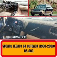 A3D Torpido Koruma Subaru Legacy B4 1998-2003 Ön Göğüs / Panel /  Torpido Koruması - Kılıfı - Halısı