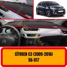 A3D Torpido Koruma Citroen C3 2009-2016 Ön Göğüs / Panel /  Torpido Koruması - Kılıfı - Halısı