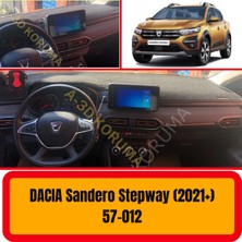 A3D Torpido Koruma Dacıa Sandero Stepway 2021+ Ön Göğüs / Panel /  Torpido Koruması - Kılıfı - Halısı