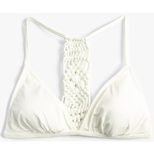 Koton Bikini Üstü Sırtı Makrome Örgü Detaylı