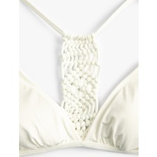 Koton Bikini Üstü Sırtı Makrome Örgü Detaylı
