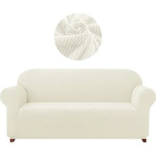 Furkan Ticaret Likrali Koltuk, Kanepe, Çekyat Örtüsü 3 Kişilik Koltuk Örtüsü Lastikli, Pitikare Desen