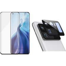 Nanospace Xiaomi Mi 11 Ultra Ped Nano Ekran Koruyucu + 3D Siyah Kamera Lens Koruyucu