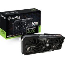 Nusrat Bilişim INNO3D RTX4080 Ichıll X3 16GB 256BIT GDDR6X 3x Dp 1.4A, HDMI 2.1 C40803-166XX-187049H Ekran Kartı