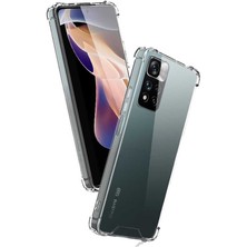 Heptek İletişim Xiaomi Redmi Note 11 Pro Plus 5g Şeffaf Kılıf Köşelerde Darbelere Karşı Ultra Kalınlık (Antishock)