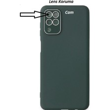 T-Ewax Samsung A22 M22 Uyumlu Kamera Korumalı Lens Korumalı Lansman Kılıf T-Ewax