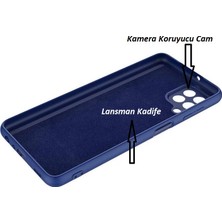 T-Ewax Samsung A22 M22 Uyumlu Kamera Korumalı Lens Korumalı Lansman Kılıf T-Ewax