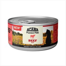 Acana Premium Pate 85 gr Sığır Etli Kedi Konservesi Yetişkin Kediler İçin Lezzetli Seçenek