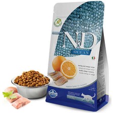 N&d Ocean Ringa Balıklı Bal Kabaklı ve Portakallı Tahılsız Yetişkin Kedi Maması 1,5 kg