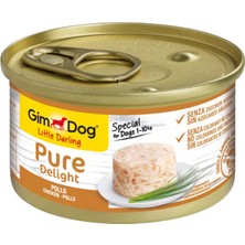 Gimdog Pure Delight Jöle Içinde Parça Tavuklu Yetişkin Köpek Konservesi 85 gr