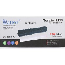 Sotu 10W 2000 Lümen 4 Renk Güçlü El Feneri Watton WT-605