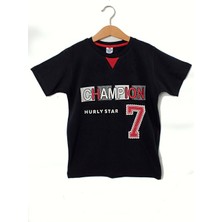 Baby Mini Champion Baskılı Erkek Tshirt - Baby Mini Turkey - Tshirt - Lacivert - 9 Yaş - CS2023000023-2980