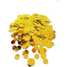 Kidspartim Şeffaf Balon Içi Konfeti Altın