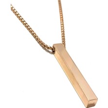 Pier Gümüş Çelik Erkek Kolye