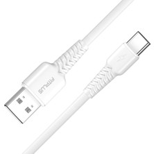 Fit Plus Fitplus Bianca B423 USB - Type-C Flex Şarj Kablosu 2.4A 1mt