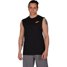 Joma Sprint - Haki Pamuklu Kolsuz Erkek T-Shirt - 4231114