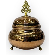 Efemir El Dövmesi Tombak Bakır Şekerlik