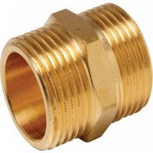Nitrosatis Pnömatik Pirinç Nipel 3/8" - 5'li Paket