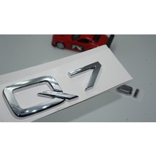 Dk Audi Q7 55 Tfsi Krom Abs 3m 3D Bagaj Yazı Logo Orjinal Ürün