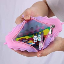 Popit Çanta Kelebek Askılı Fermuarlı Kız Çocuk Çantası Renkli