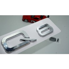 Dk Audi Q8 55 Tfsi Krom Abs 3m 3D Bagaj Yazı Logo Orjinal Ürün