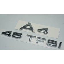 Dk Audi A4 45 Tfsi Krom Abs 3m 3D Bagaj Yazı Logo Orjinal Ürün
